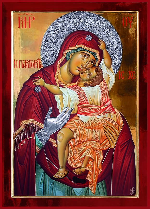 Το Χαριτόβρυτο κάλεσμα της δακρυρροούσης εικόνας  της Παναγίας της Παρηγορήτριας στην Ενορία του Αγίου Δημητρίου στο Βύρωνα