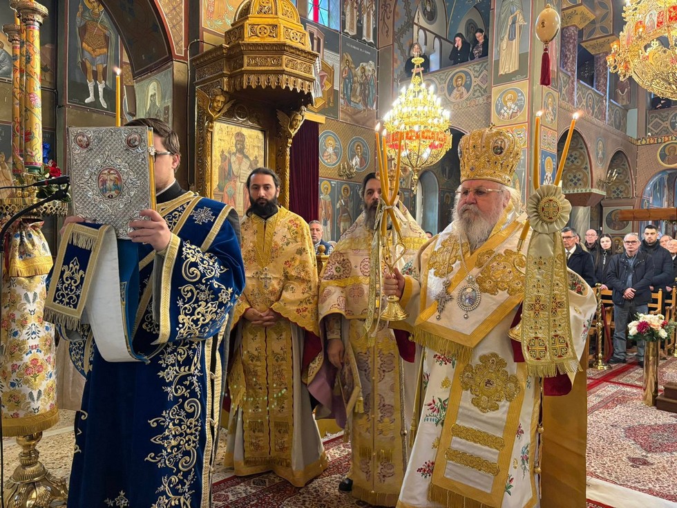 ΠΑΝΗΓΥΡΙΚΗ ΘΕΙΑ ΛΕΙΤΟΥΡΓΙΑ ΣΤΟΝ ΙΕΡΟ ΝΑΟ ΕΥΑΓΓΕΛΙΣΜΟΥ ΘΕΟΤΟΚΟΥ ΥΜΗΤΤΟΥ