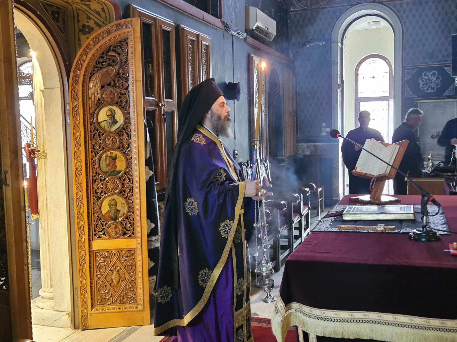 Προηγιασμένη Λειτουργία στον Ιερό Ναό Αγίας Τριάδος Βύρωνος,από τον Ιεροκήρυκα της Ιεράς Μητροπόλεώς μας Πανοσιολογιώτατο Αρχιμανδρίτη κ.Καλλίνικο Νικολάου