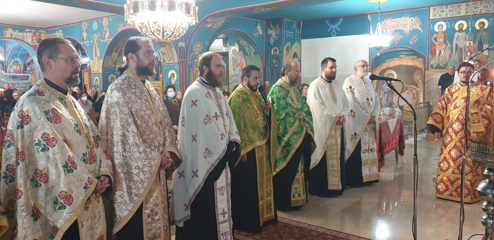 ΜΕΓΑΣ ΠΑΝΗΓΥΡΙΚΟΣ ΕΣΠΕΡΙΝΟΣ ΓΙΑ ΤΗΝ ΕΟΡΤΗ ΤΟΥ ΟΣΙΟΥ ΣΑΒΒΑ ΤΟΥ ΗΓΙΑΣΜΕΝΟΥ, ΣΤΟ ΠΑΝΗΓΥΡΙΖΟΝ ΙΕΡΟ ΠΑΡΕΚΚΛΗΣΙΟ ΑΓΙΟΥ ΣΑΒΒΑ ΚΑΡΕΑ