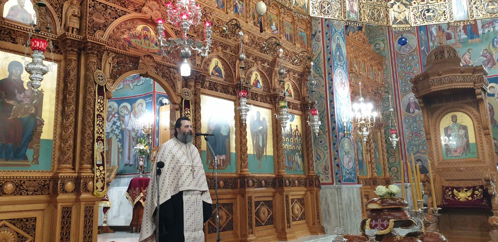 Πανηγυρικός Εσπερινός της Ανακομιδής των Ι. Λειψάνων του Αγίου Γεωργίου στον Καρέα