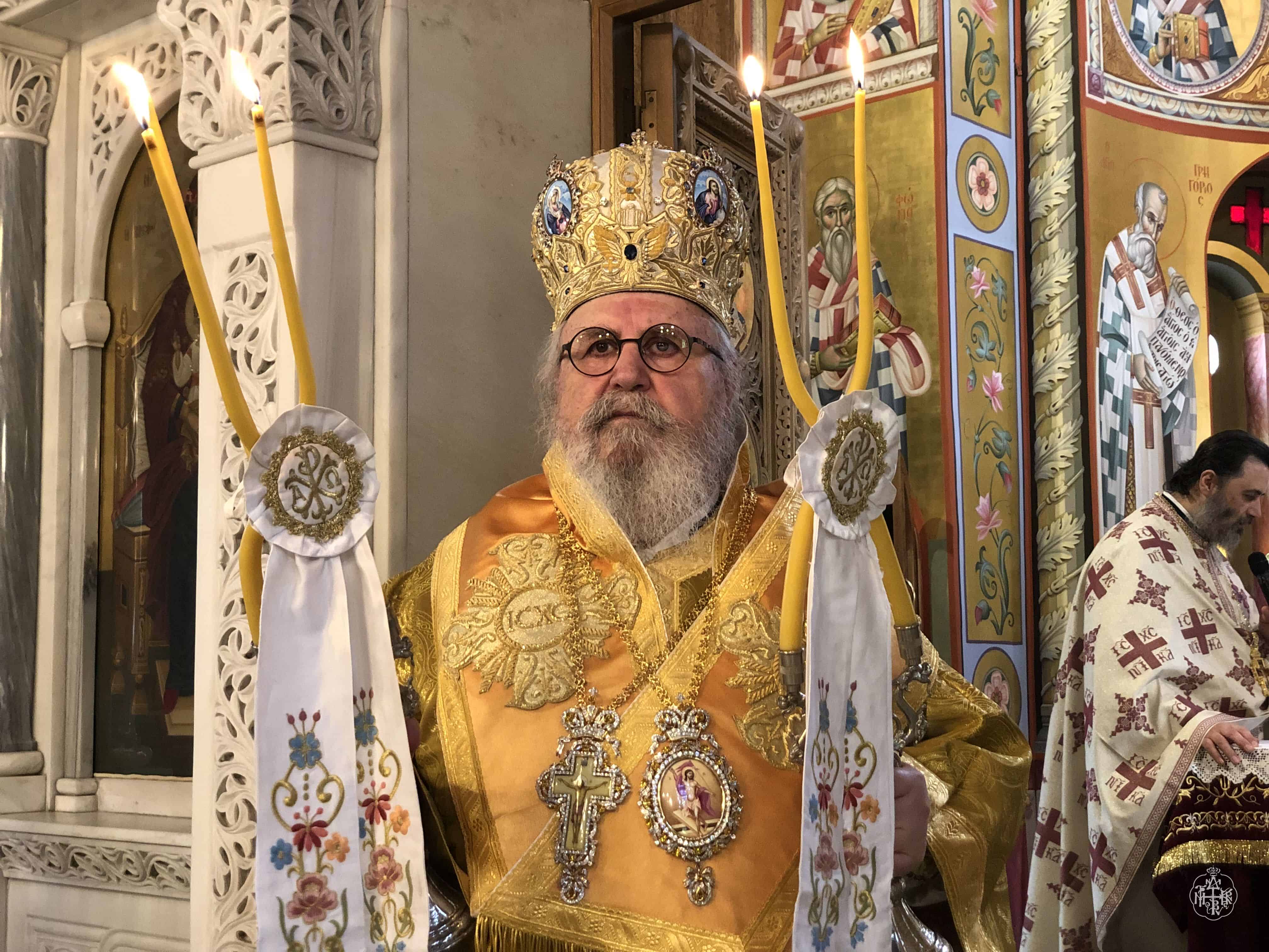 ΚΥΡΙΑΚΗ ΤΩΝ ΜΥΡΟΦΟΡΩΝ ΣΤΟΝ ΙΕΡΟ ΝΑΟ ΚΟΙΜΗΣΕΩΣ ΤΗΣ ΘΕΟΤΟΚΟΥ ΚΑΙΣΑΡΙΑΝΗΣ