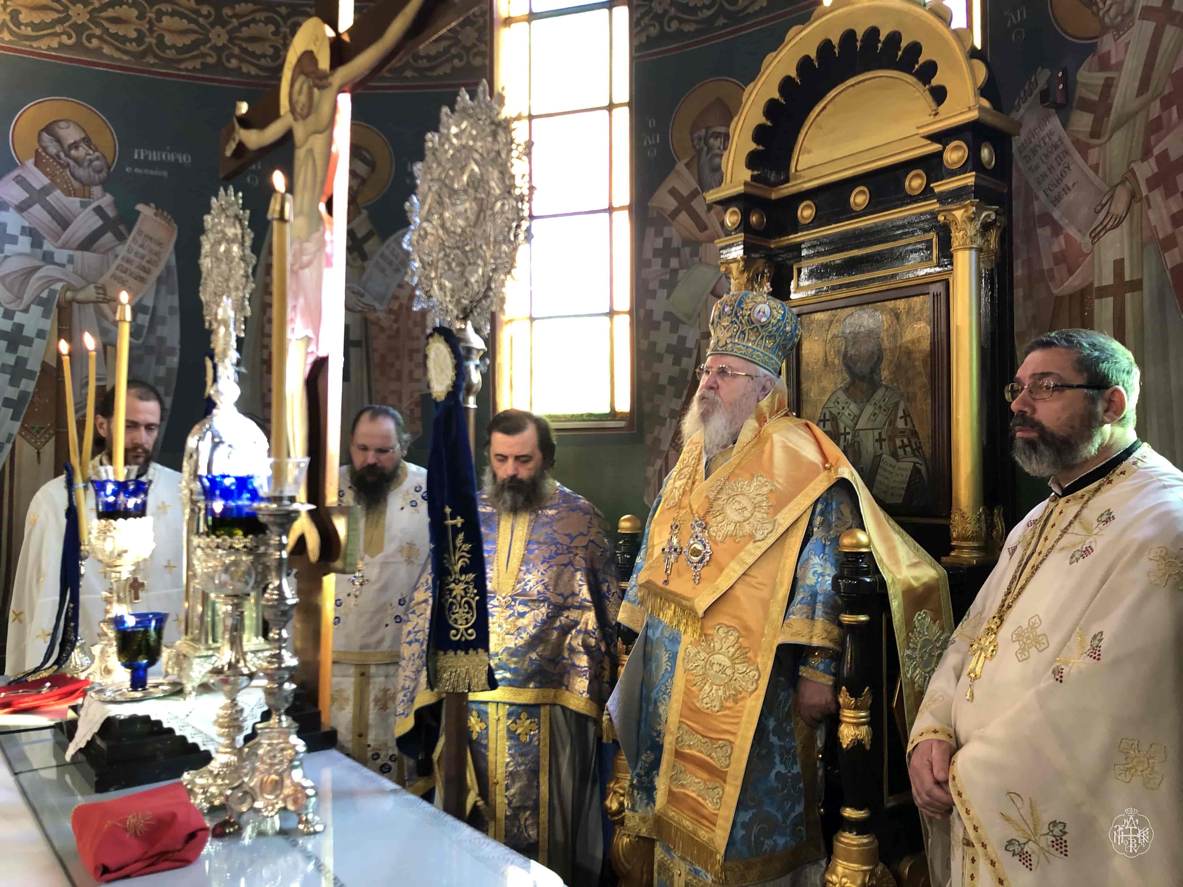 ΚΥΡΙΑΚΗ Ι΄ ΛΟΥΚΑ Ο ΣΕΒΑΣΜΙΩΤΑΤΟΣ ΜΗΤΡΟΠΟΛΙΤΗΣ ΜΑΣ ,ΣΤΟΝ ΙΕΡΟ ΝΑΟ ΑΓΙΩΝ ΤΡΙΩΝ ΙΕΡΑΡΧΩΝ ΚΑΙΣΑΡΙΑΝΗΣ
