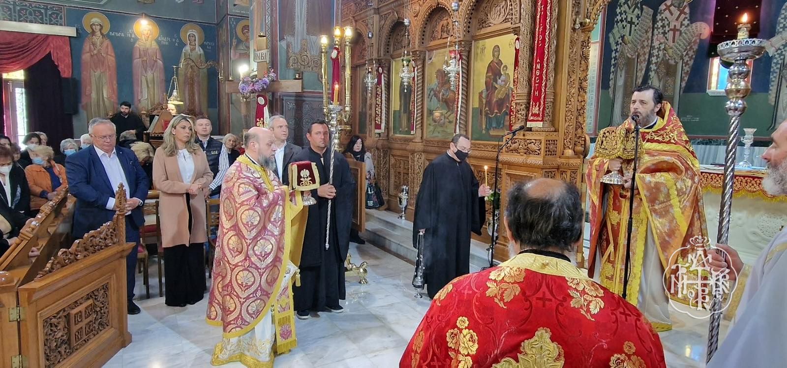 ΚΥΡΙΑΚΗ ΤΟΥ ΘΩΜΑ ΚΑΙ ΑΝΑΣΤΑΣΙΜΗ ΛΙΤΑΝΕΙΑ ΤΗΣ ΠΑΝΑΓΙΑΣ ΤΗΣ ΠΑΡΗΓΟΡΗΤΡΙΑΣ ΣΤΟΝ ΙΕΡΟ ΝΑΟ ΑΓΙΟΥ ΔΗΜΗΤΡΙΟΥ ΝΕΑΣ ΕΛΒΕΤΙΑΣ ΒΥΡΩΝΟΣ