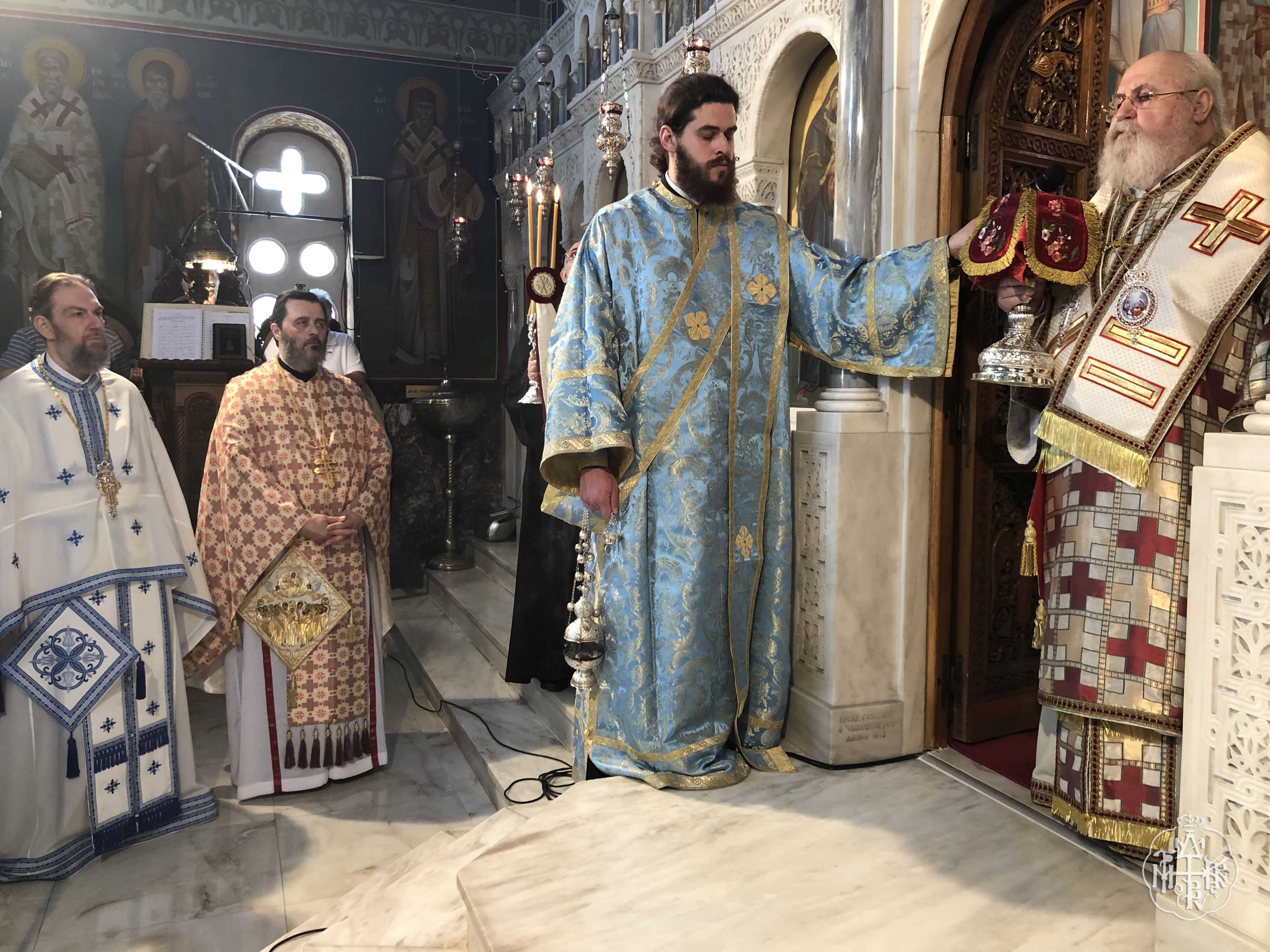 ΚΥΡΙΑΚΗ ΤΩΝ ΑΓΙΩΝ ΠΑΤΕΡΩΝ ΣΤΟΝ ΙΕΡΟ ΝΑΟ ΜΕΤΑΜΟΡΦΩΣΕΩΣ ΤΟΥ ΣΩΤΗΡΟΣ ΒΥΡΩΝΟΣ